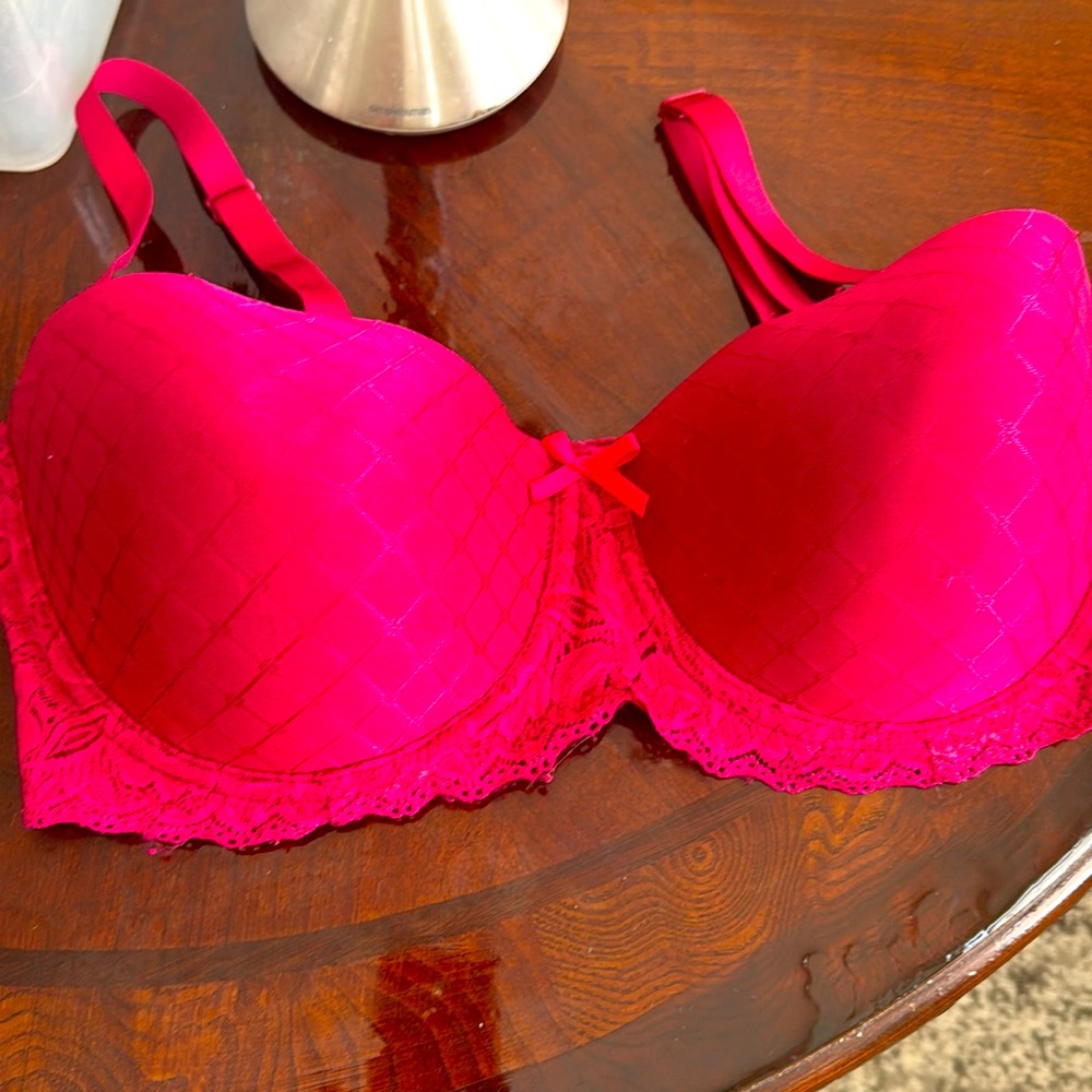Honeydew Intimates Pink Lace Bra